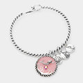 Mermaid Shell Charm Hook Bracelet