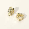 Twisted Metal Clip on Earrings