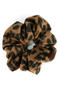 C.C Leopard Velvet Scrunchies