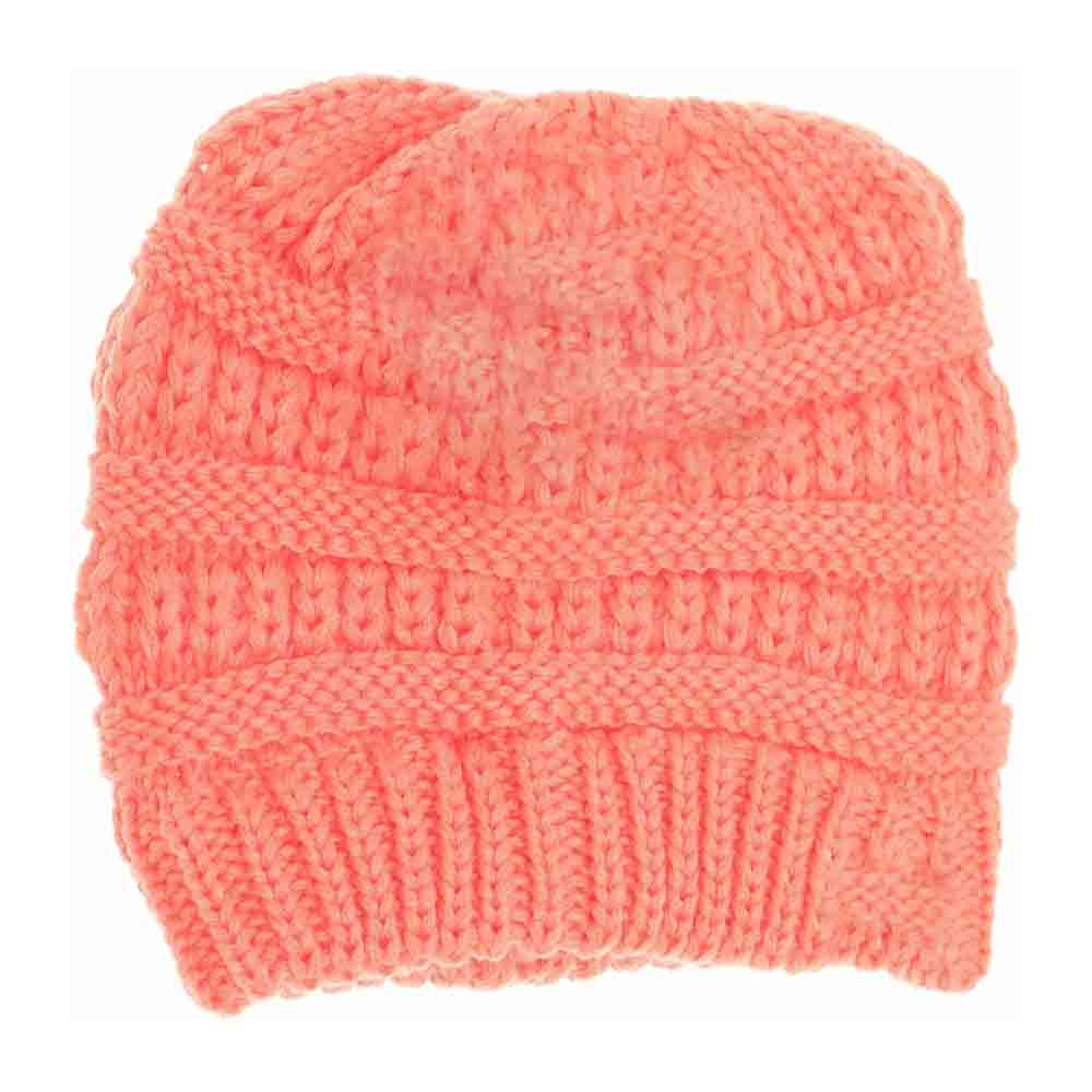Kids Solid Classic C.C Beanie Tail