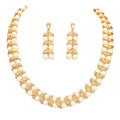 Pearl Crystal Collar Necklace