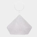 Bling Angled Evening Tote / Crossbody Bag