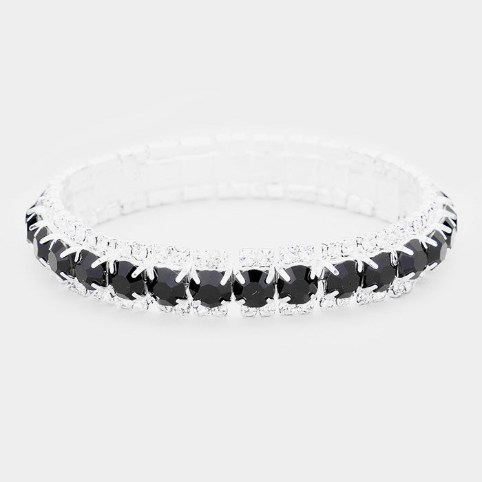 Crystal Rhinestone Stretchable Bracelet