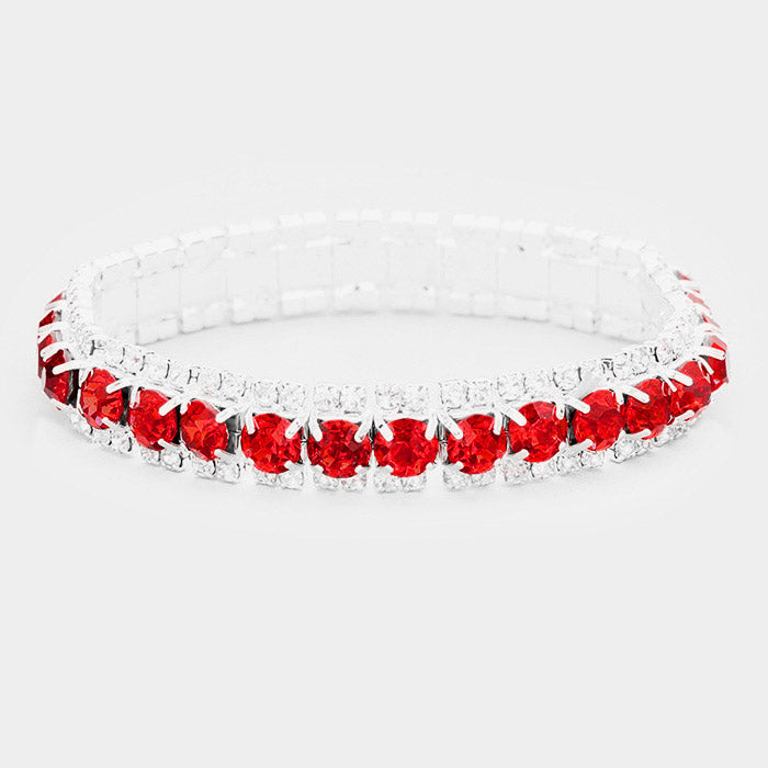 Crystal Rhinestone Stretchable Bracelet