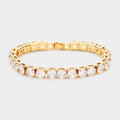 Round CZ Evening Bracelet
