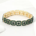 Crystal Link Stretch Evening Bracelet