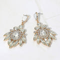 Multi Stone Evening Earrings
