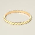 Enamel Inlay Twisted Hinged Bangle Bracelet