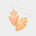 Arrowhead earrings