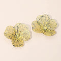 Floral Cutout Statement Earrings