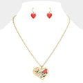 Heart Collage Pendant Necklace