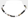 Natural Stone Beaded Necklace