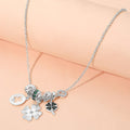 Multi Clover Charm Pendant Necklace