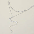 Layered Pearl Drop Earrings