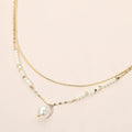 Pearl Pendant Accent Layered Necklace