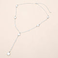 Pearl Station Y-Shaped Necklace