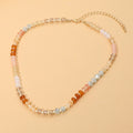 Faceted Beaded Necklace