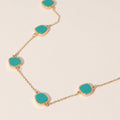 Pebble Link Station Necklace