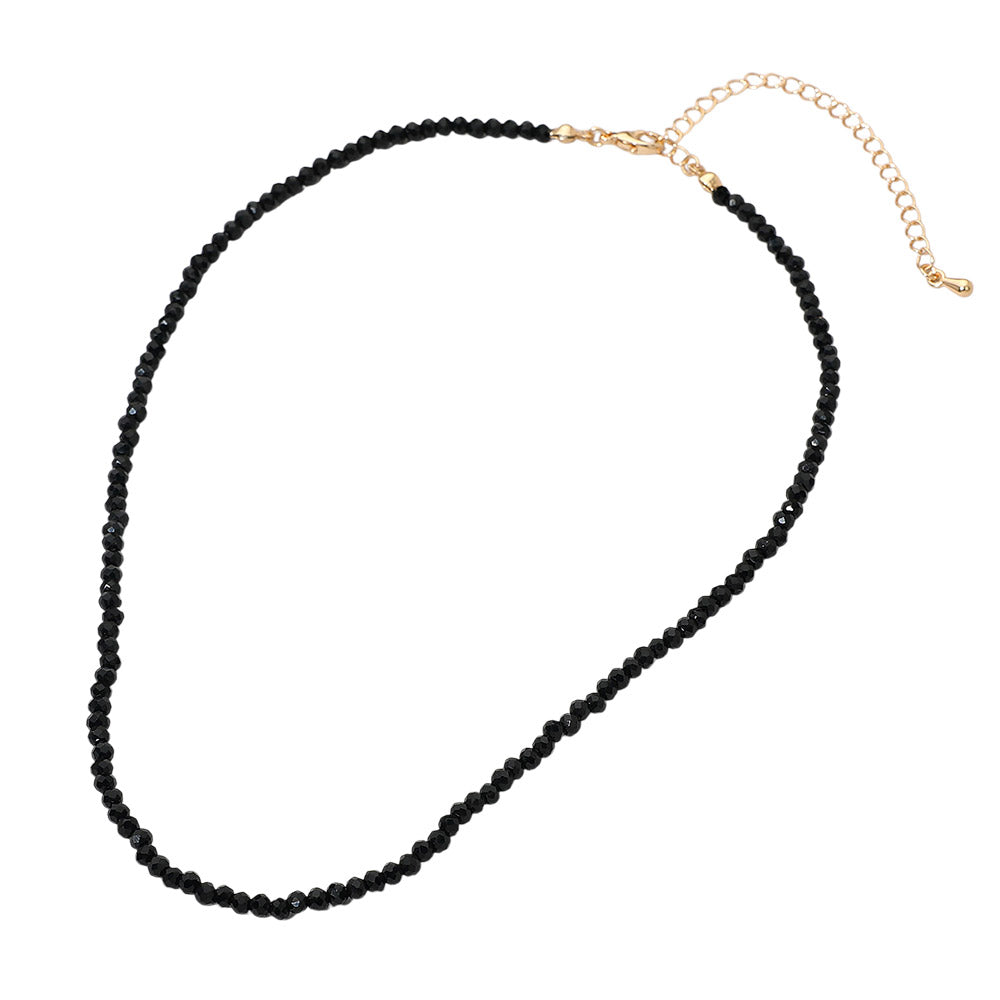 Faceted Beaded Necklace