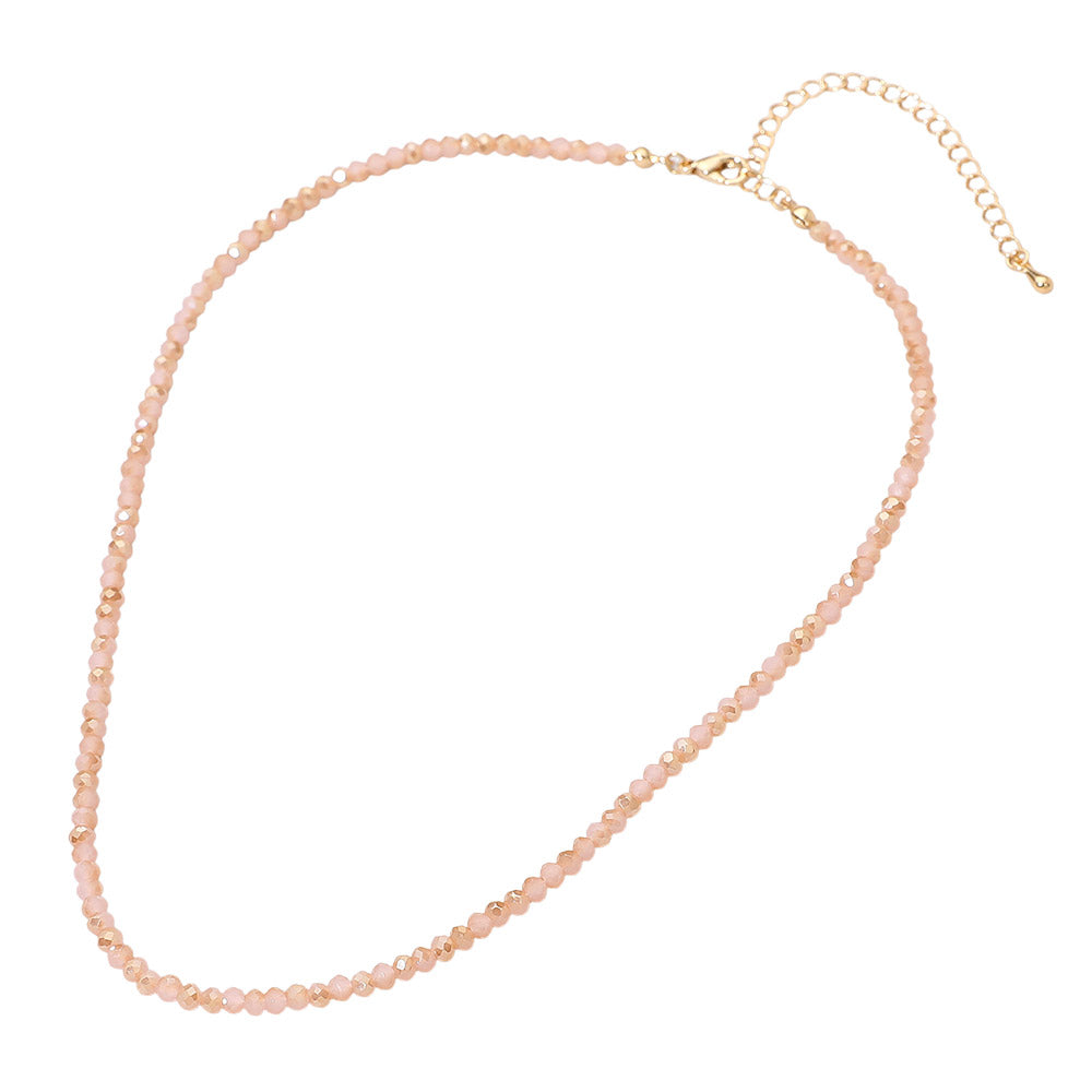 Faceted Beaded Necklace