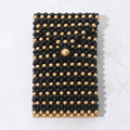 Pearl Beaded Phone Holder Crossbody Bag