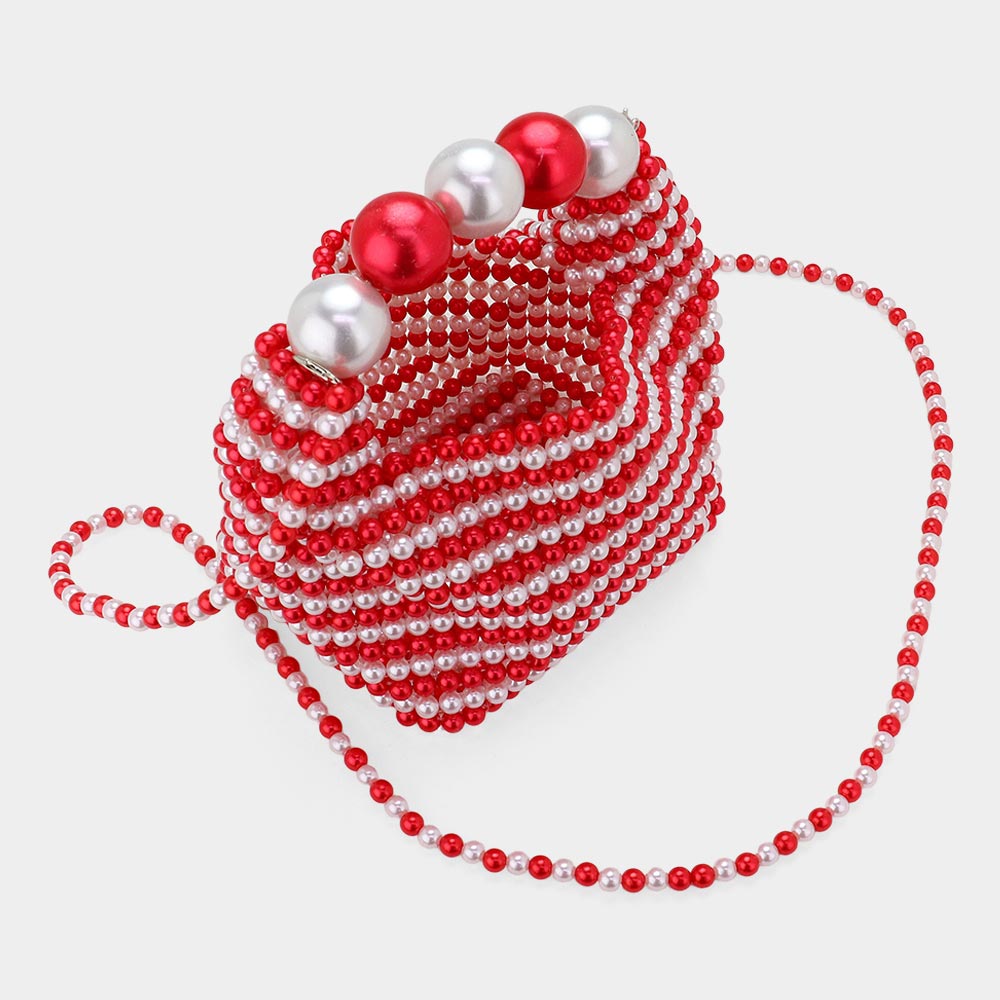 Pearl Beaded Handbag / Crossbody Bag