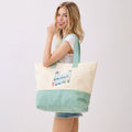 BEACH BUM Message Terry Tote Bag