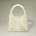Pearl Beaded Top Handle Handbag