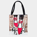 Stiletto Heel Sequin Faux Leather Shoulder Bag