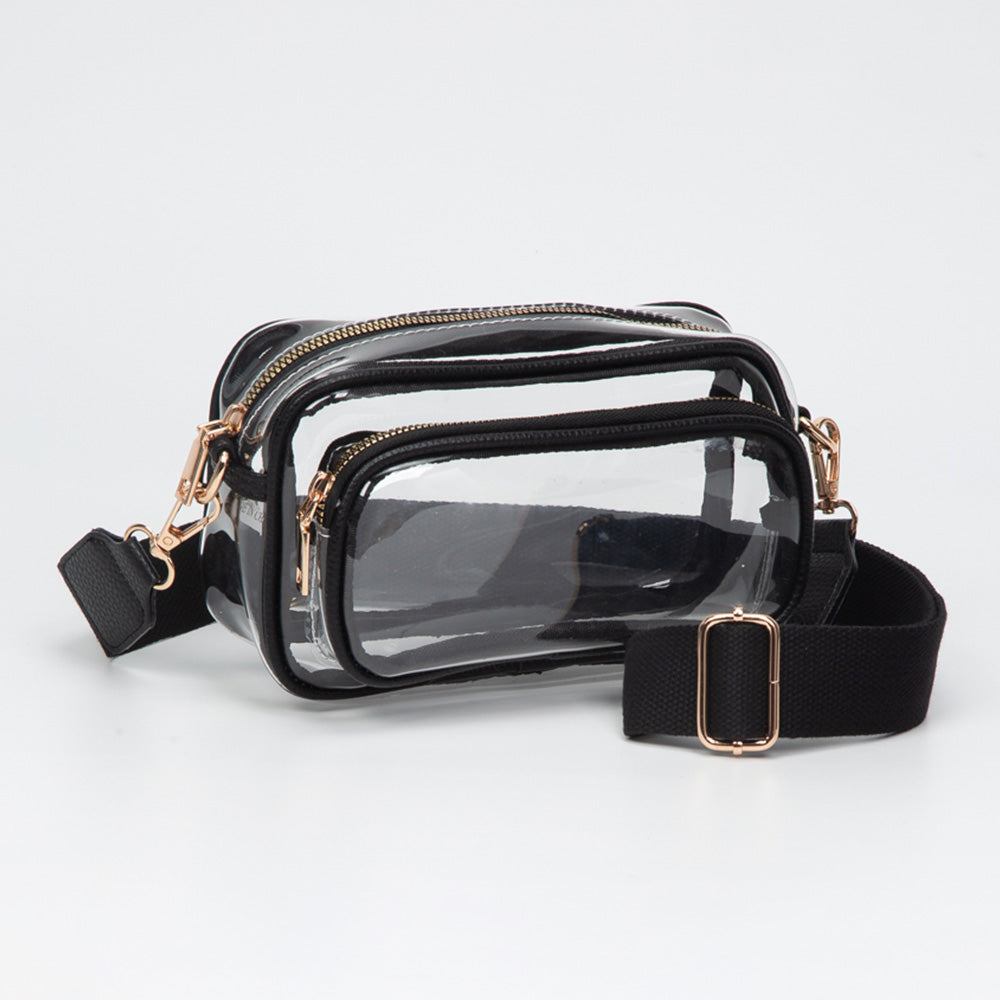 Transparent Rectangular Crossbody Bag