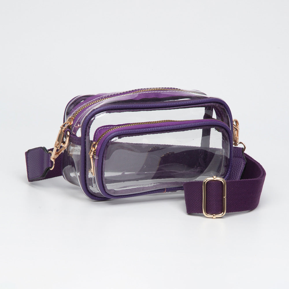 Transparent Rectangular Crossbody Bag
