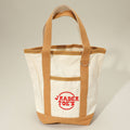 Jrader Toes Message Embroidered Small Multi Purpose Canvas Tote Bag