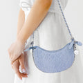 Denim Quilted Hand Bag / Crossbody Bag