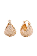 14K Bumpy Rocky Pincatch Earrings