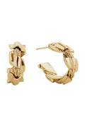 Gorgious 14K Dipped Post Hoop Earring