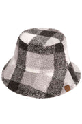 C.C Checkered Pattern Bucket Hat