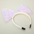 Oversized Sequin Bow Accent Headband