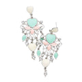 Heart Chandelier Earrings