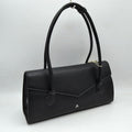 Minimalist Structured Shoulder Bag with Envelope Flap