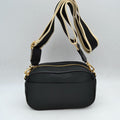 Compact Crossbody Camera Bag with Wide Shoulder Strap