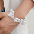 3PCS - Pearl Stretch Multi Layered Bracelets