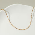 Gold Dipped Twisted Chain Necklace