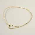 Minimalist Metal Hook Necklace