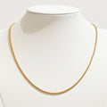 Gold Dipped Classic Box Chain Necklace