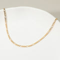 18K Gold Filled Classic Figaro Chain Necklace