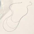 Secret Box_Triple Layered Metal Necklace