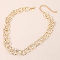 Chunky Square Link Chain Necklace