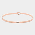 '2G2BT' Brass Thin Metal Hook Bracelet