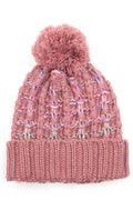C.C Ombre Double Slipstitch Beanie With Pom