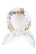 Flower Pattern Bandana Scarf